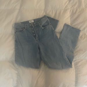 Agolde light wash jeans
